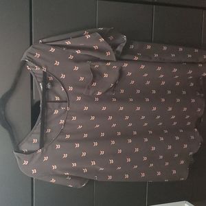 TORRID, size 3 - Abbey Fox Georgetown Button Back Blouse